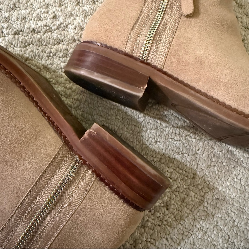 Franco Sarto Halford Booties size 6 Oak Suede - Picture 12 of 14